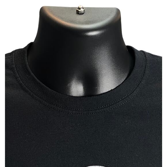 Disney Mickey Mouse Black Shirt with White Comic Strip Panels Silhouette of Head - Picture 4 of 8